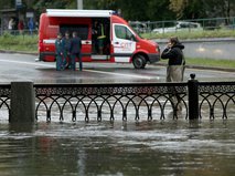 Последствия ливня в Москве 