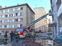 Последствия взрыва баллонов с кислородом в Челябинской поликлинике