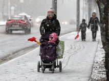 Снегопад в Москве