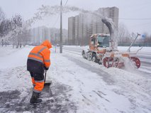 Снегопад в Москве