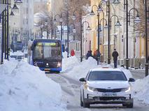 Последствия снегопада в Москве