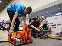 Чемпионат по робототехнике First Robotics Championship в Москве