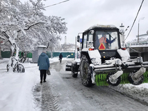 Снегопад в Москве