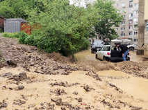 Последствия ливня во Владивостоке