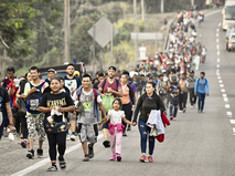 Марш мигрантов в Мексике