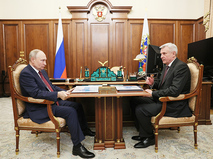 Владимир Путин и Сергей Носов