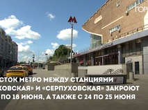 Закрытие участка Серпуховско-Тимирязевской линии метро