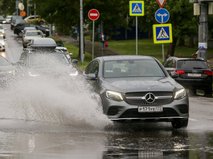 Последствия ливня в Москве