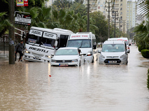 Сильные дожди в Турции