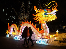 Украшения Москвы к Новому году по китайскому календарю