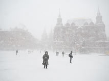 Снегопад в Москве