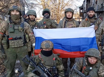 Военнослужащие ВС России в освобожденной Авдеевке