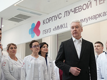 Мэр Москвы Сергей Собянин посетил клинический центр Коммунарка