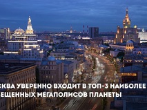Собянин: Москва входит в тройку наиболее освещенных мегаполисов планеты