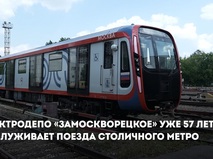 Собянин: Электродепо "Замоскворецкое" 57 лет обслуживает поезда столичного метро