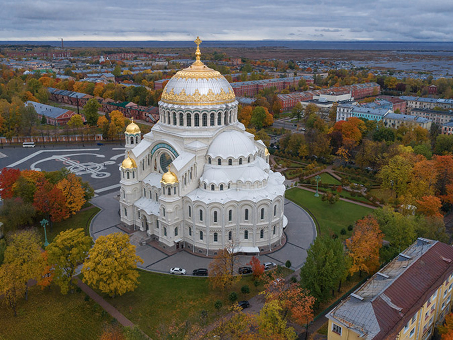 St Nicholas Naval Cathedral in Kronstadt