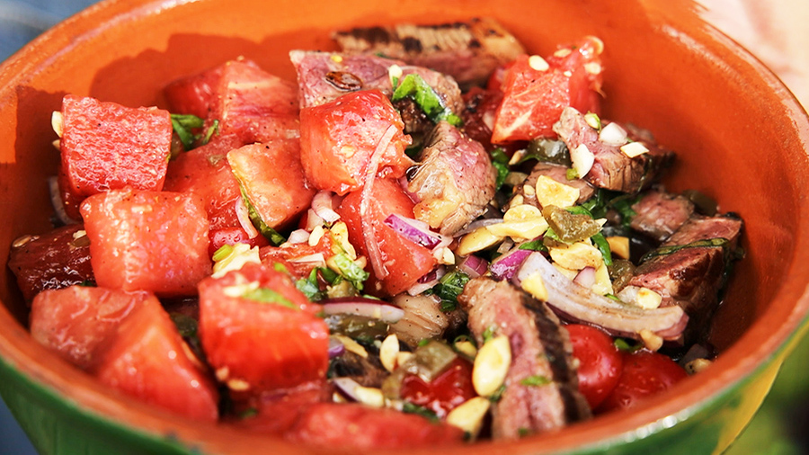 Салат из помидоров по-ирански