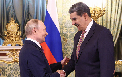 Путин поблагодарил Мадуро за визит в Москву на 80-летие Победы