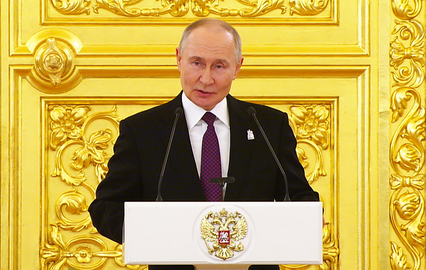 Путин в Кремле поднял тост за Победу, мир и благополучие