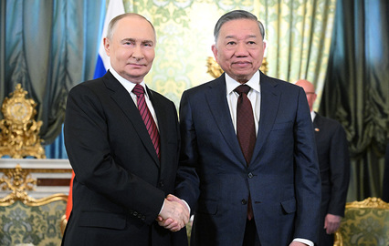 Путин принял в Кремле генсека ЦК Компартии Вьетнама