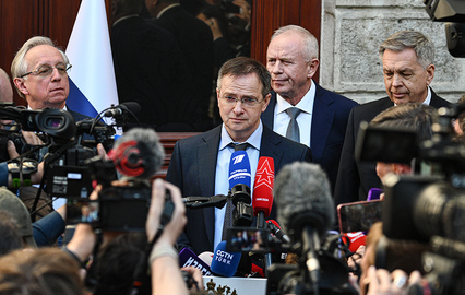 Мединский в ожидании украинской делегации сделал заявление для прессы. Главное