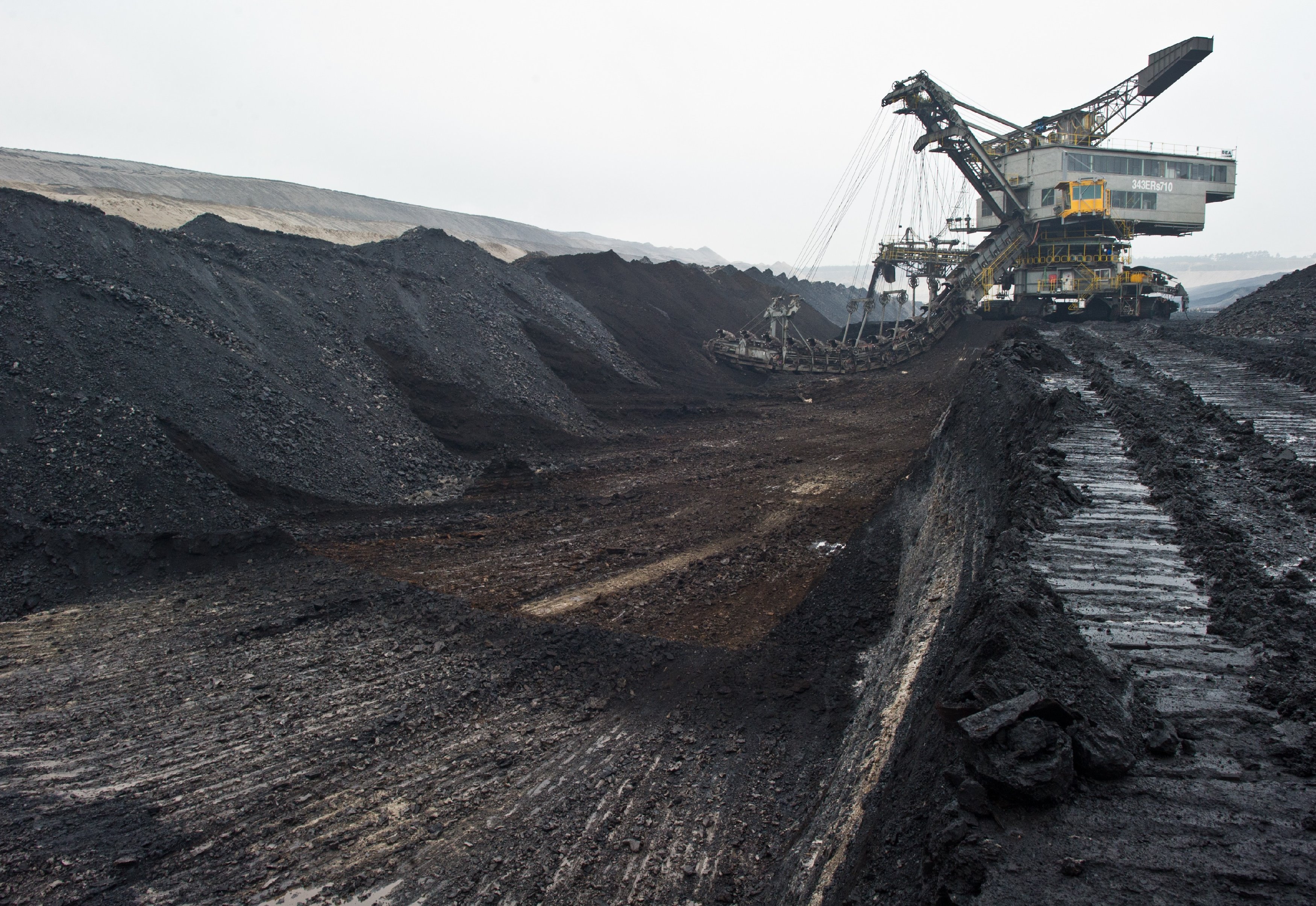 Добыча угля 