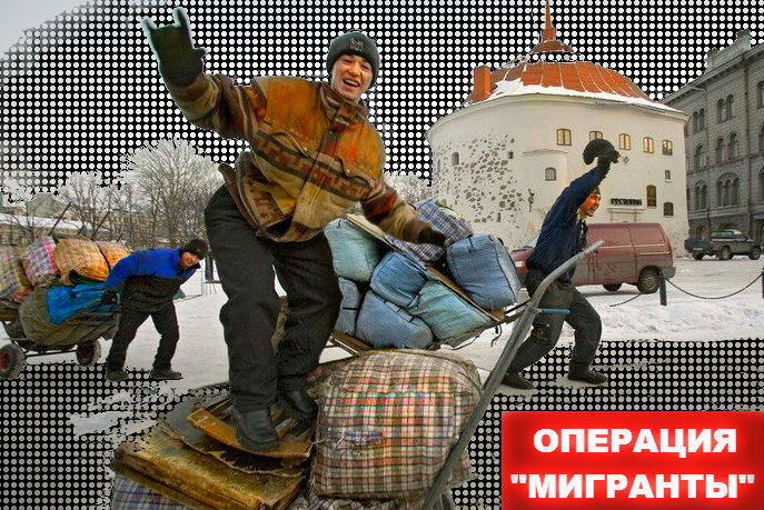 Операция мигрант. Операция гастарбайтер.