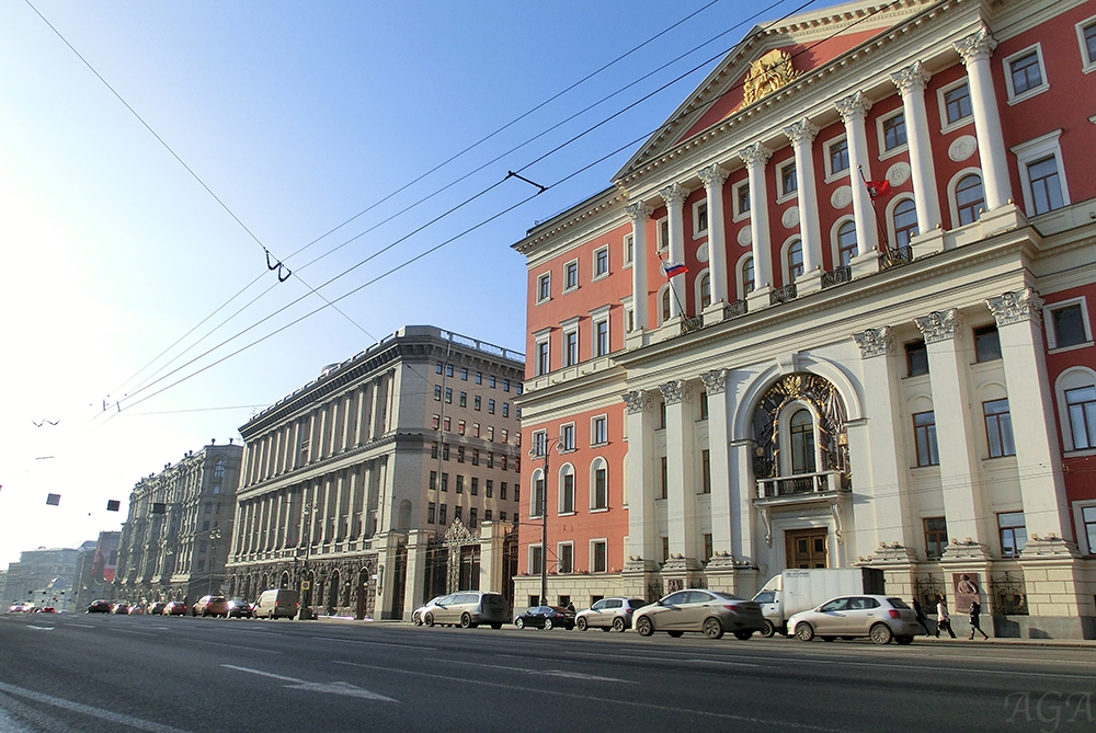 Здание Московской мэрии на Тверской
