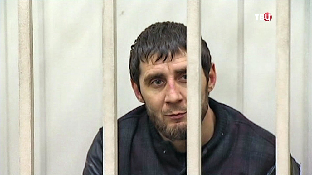 Задержанный по делу об убийстве политика Бориса Немцова Заур Дадаев в суде