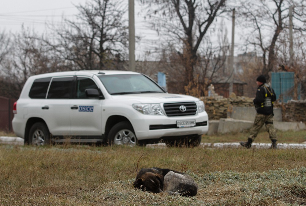 Представители ОБСЕ на юго-востоке Украины 