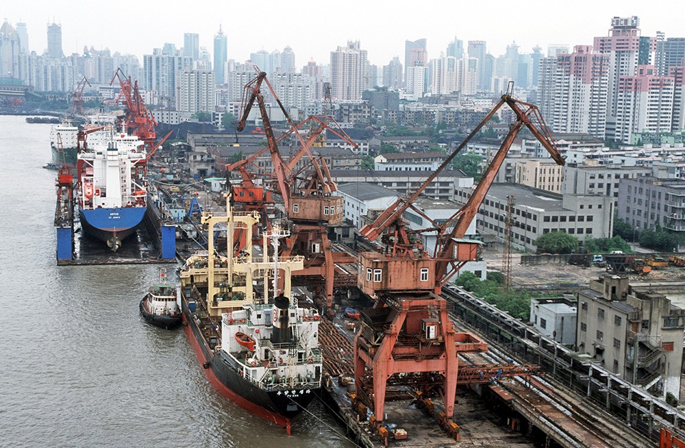 Морской порт в Китае