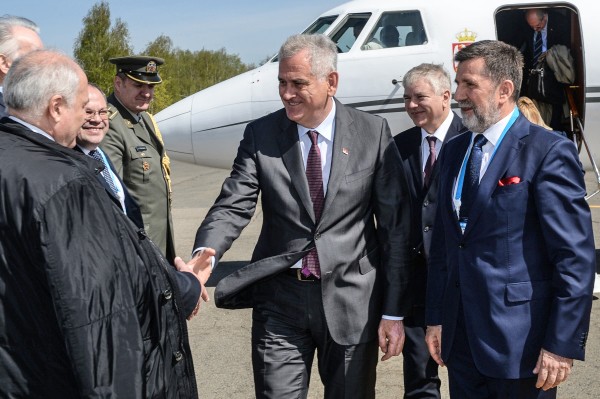 Президент Республики Сербия Томислав Николич прибыл в Москву 