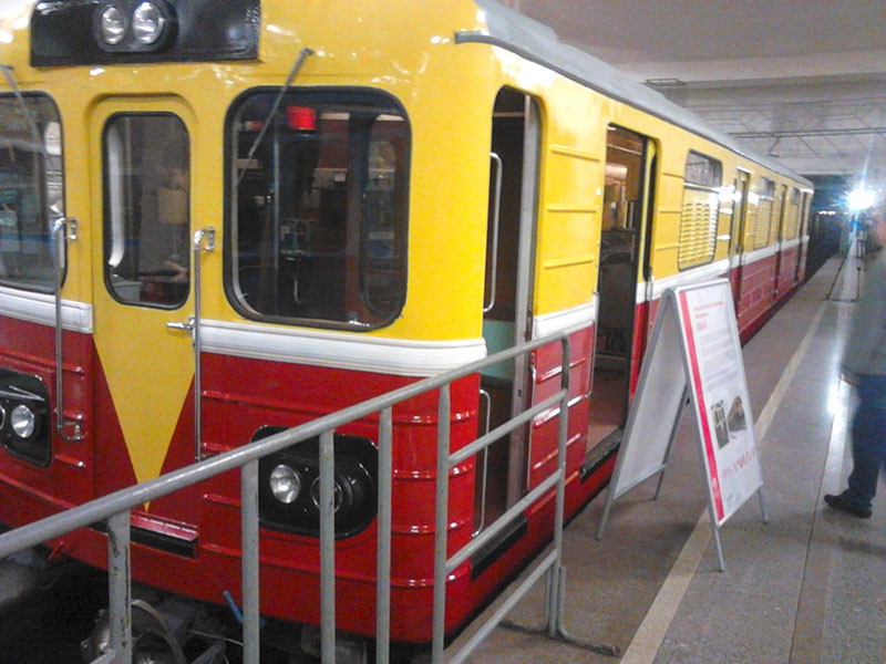 Парад поездов в Московском метро