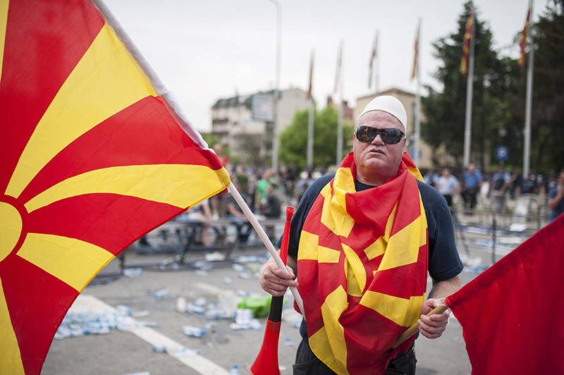 Акция протеста в Македонии