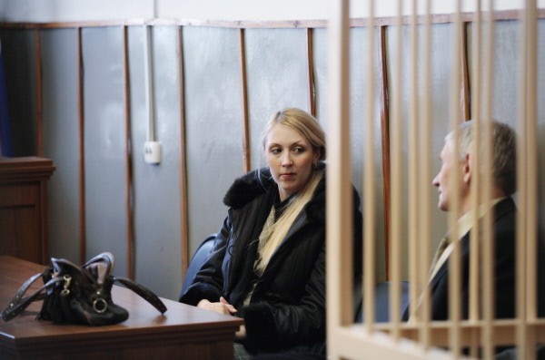 Анна Шавенкова в зале судебных заседаний