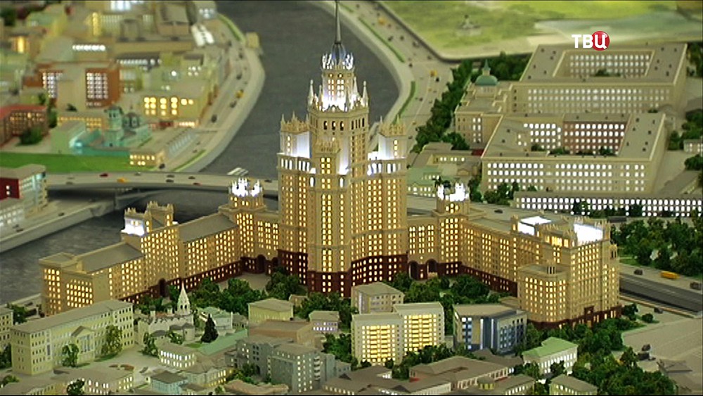 Интерактивный макет Москвы