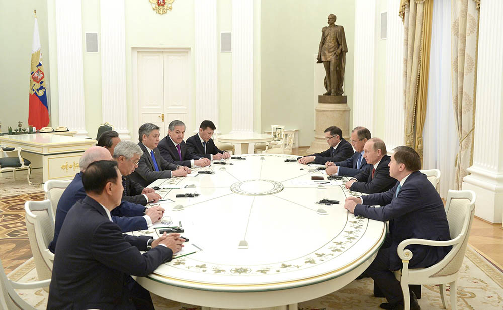 Встреча с участниками заседания Совета министров иностранных дел ШОС