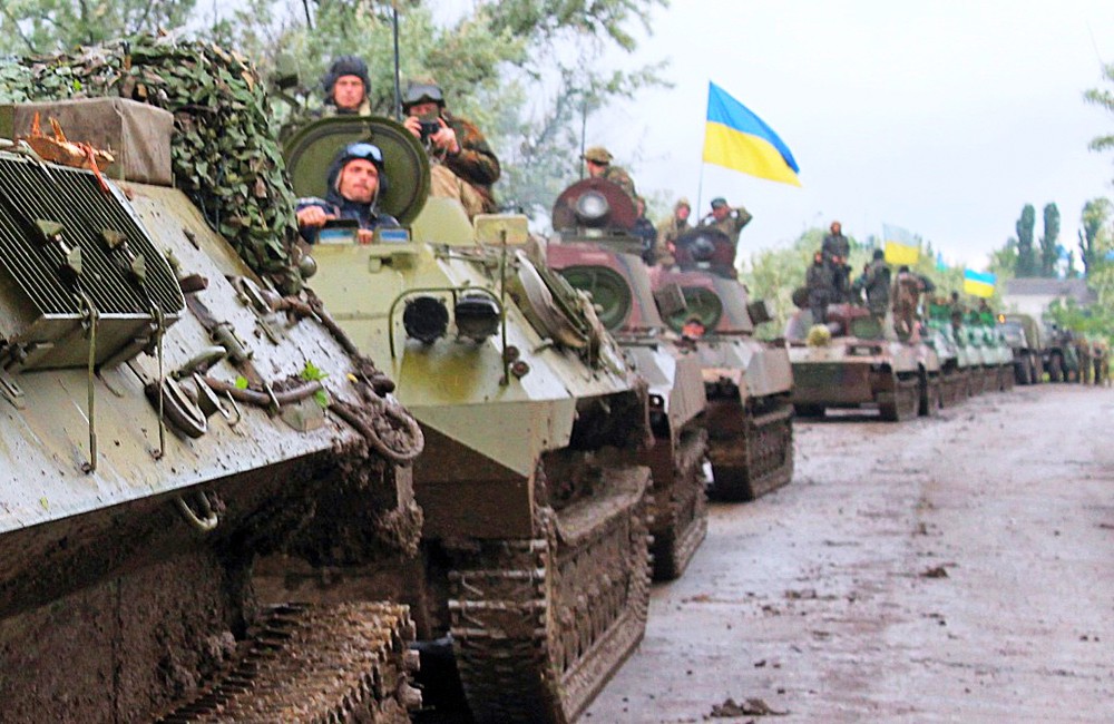 Украинская военная техника в Донбассе