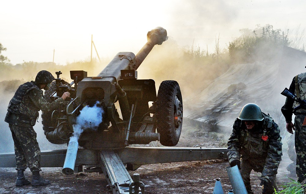 Артиллерия в Донбассе
