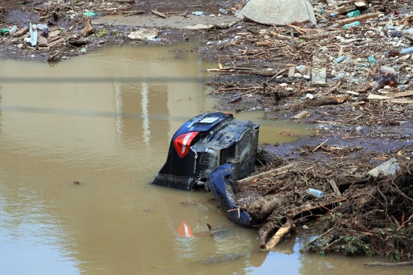 Последствия наводнения в Грузии 