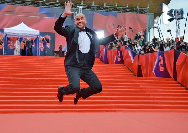 Актер Максим Аверин на церемонии открытия 37-го Московского международного кинофестиваля
