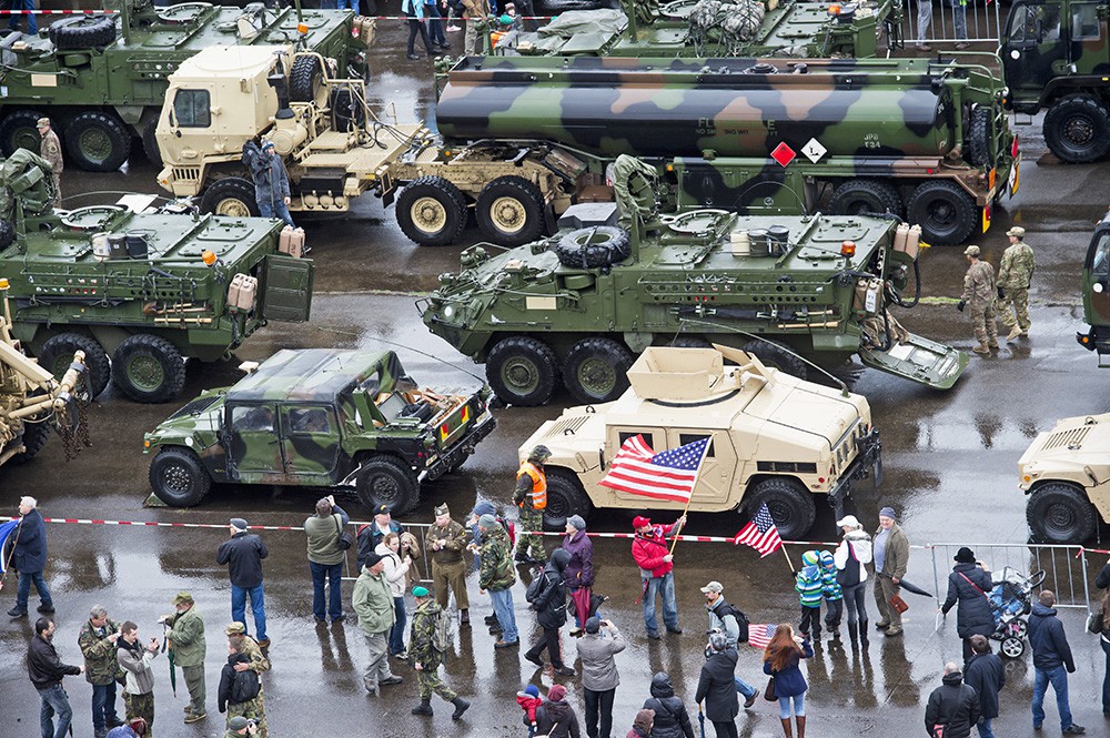 Военная техника армии США в Европе