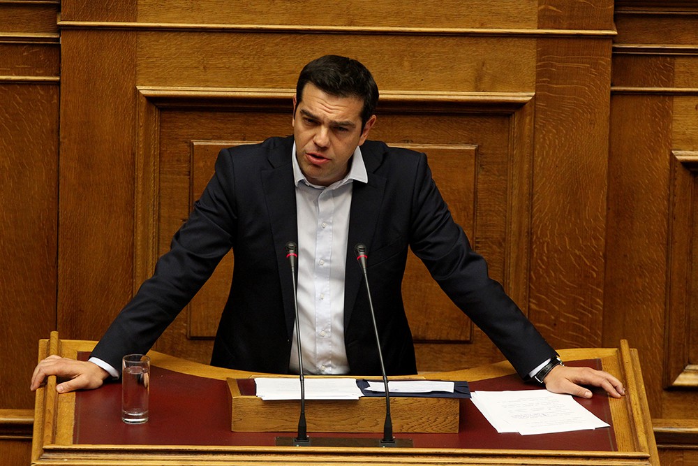 Премьер-министр Греции Алексис Ципрас  