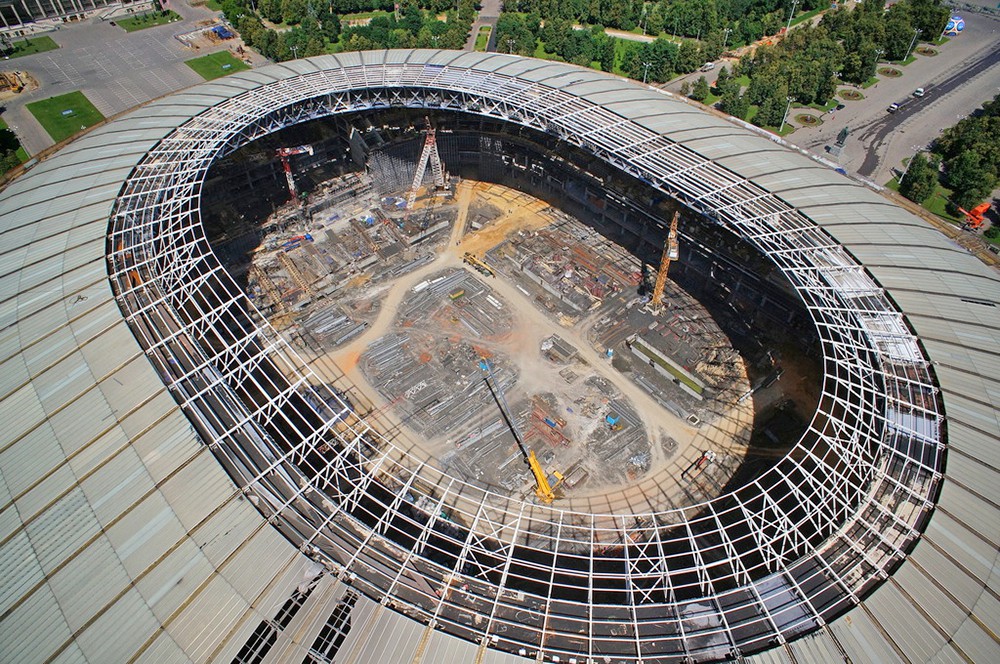 Реконструкции Большой спортивной арены в "Лужниках"
