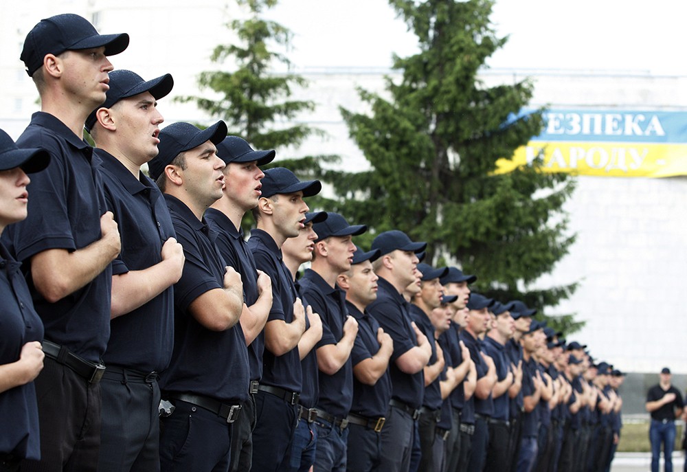 Новая патрульная полиция в Киеве