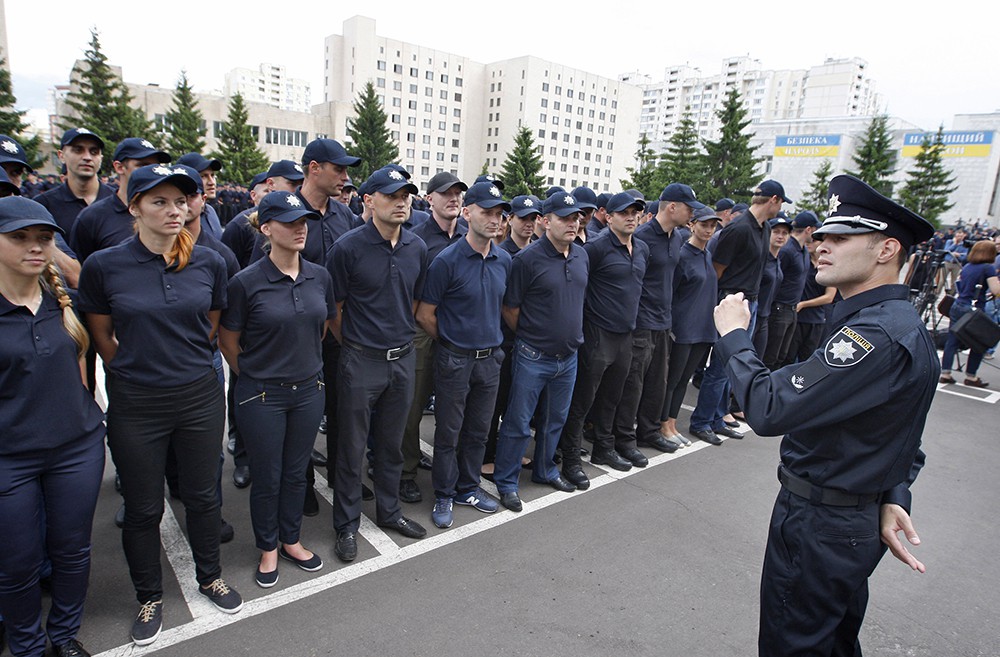 Новая патрульная полиция в Киеве