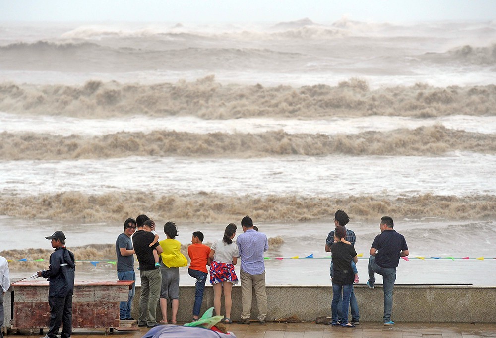 Тайфун в Китае