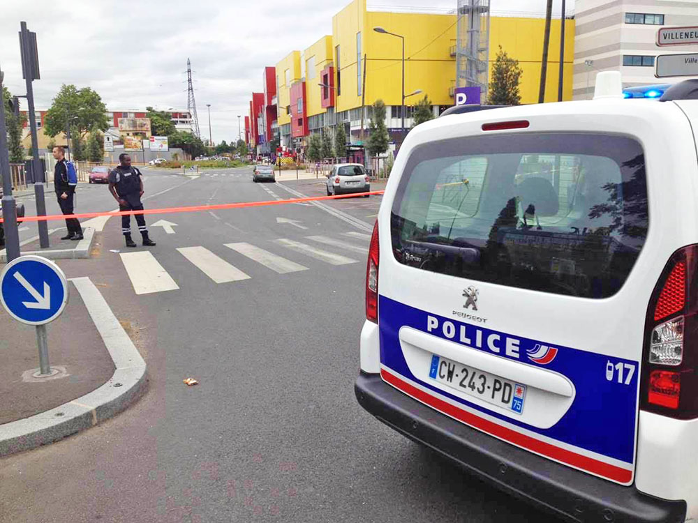Полиция Франции на месте спецоперации