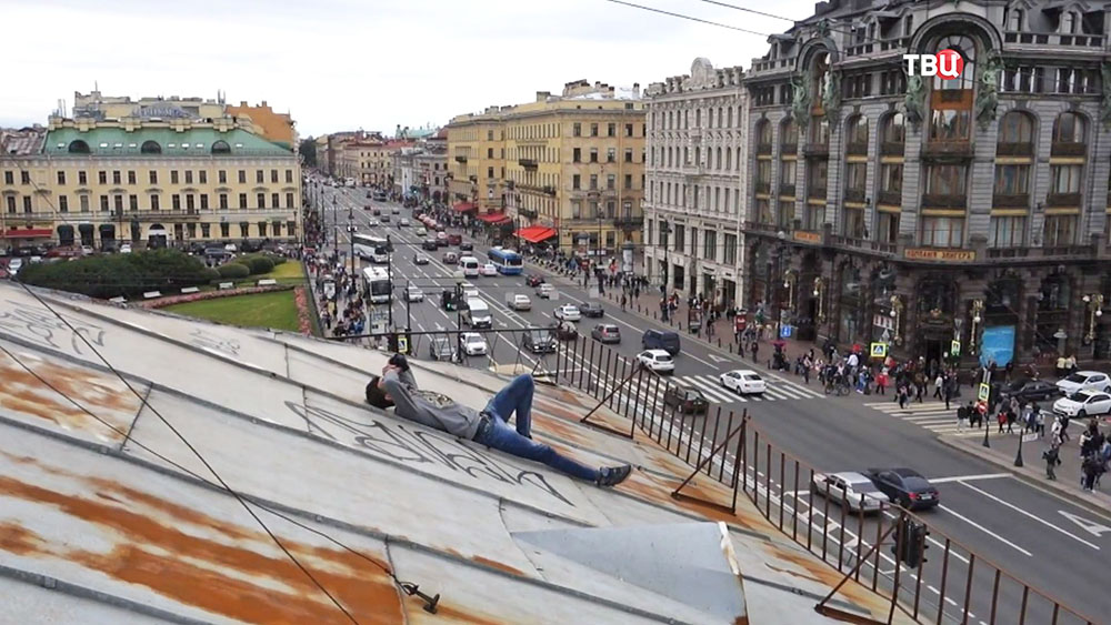 Руфер на крыше в Санкт-Петербурге