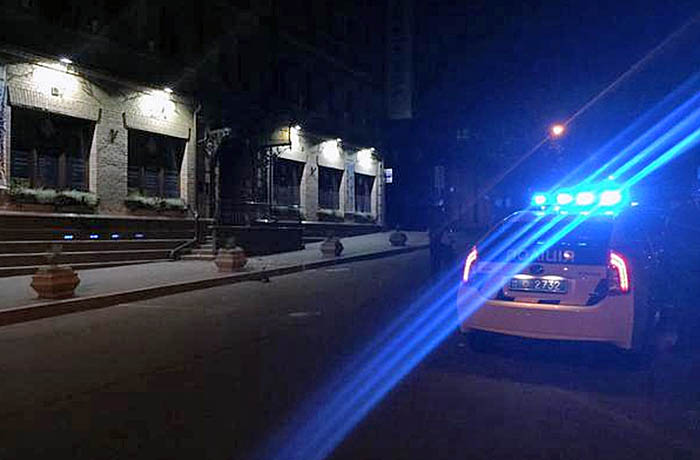 Киевская полиция на месте происшествия